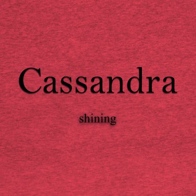 Cassandra Name meaning by Demonic cute cat